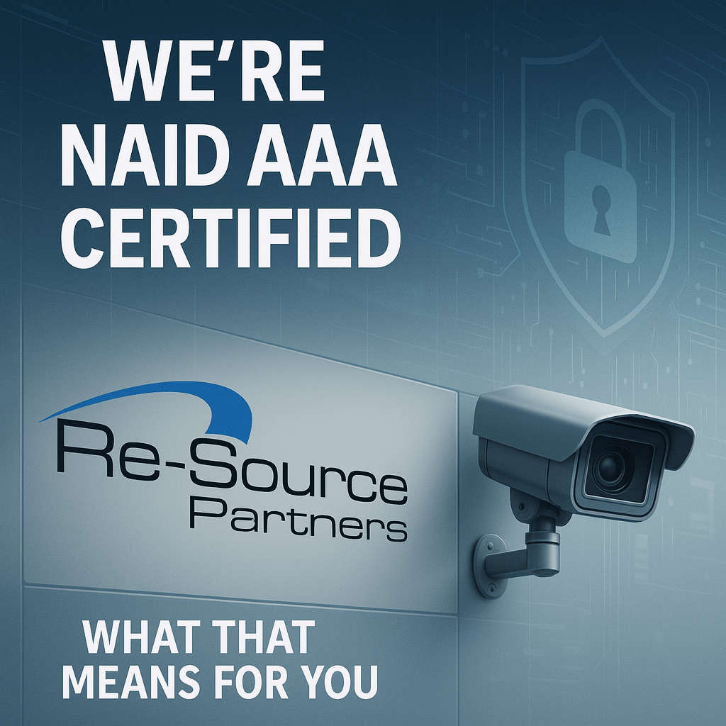 "we're naid AAA certified" with a camera