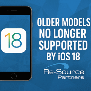 iPhone with iOS update