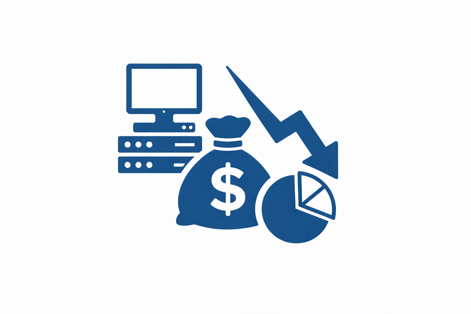 IT equipment and low budget icons